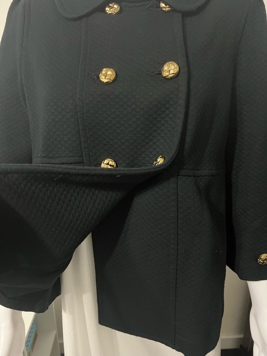 Juicy Couture Vintage Black Gold Button Jacket L